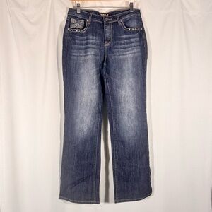 Earl Jeans Y2K Studded Dark Wash Bootcut Jeans